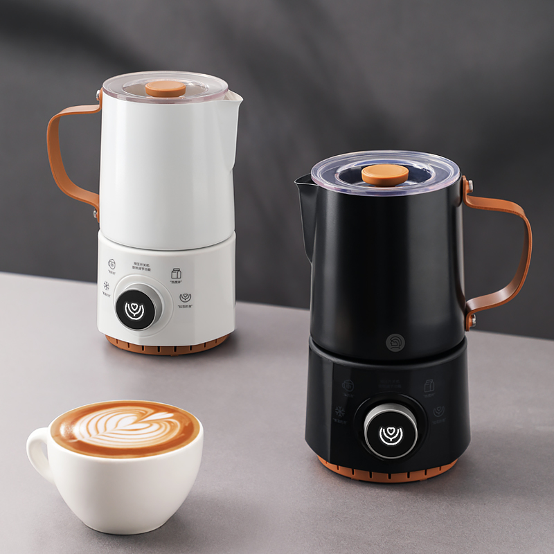 Zerohero's Electric Milk Foam Frother Black and White