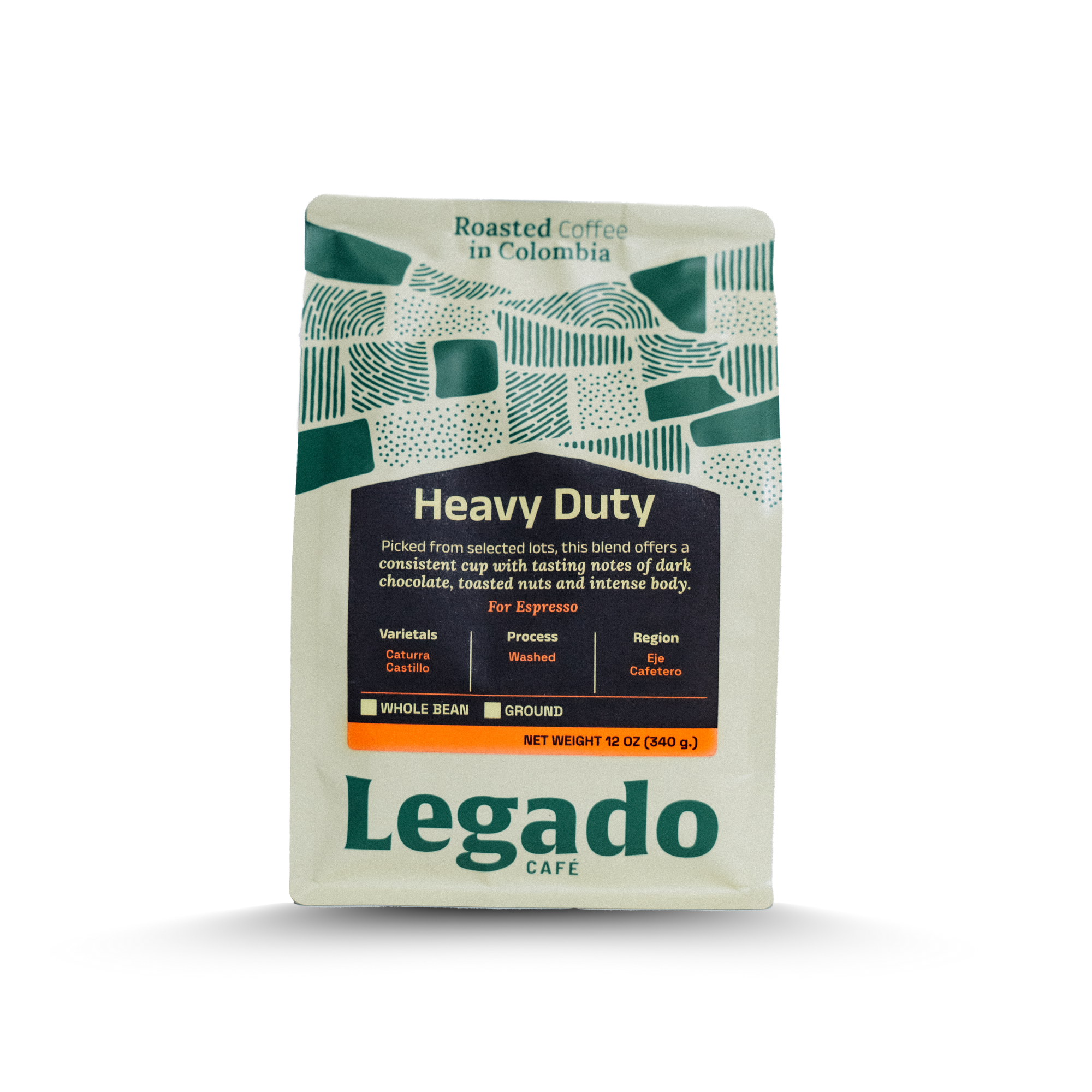 Heavy Duty - Blend Espresso Coffee x 340g